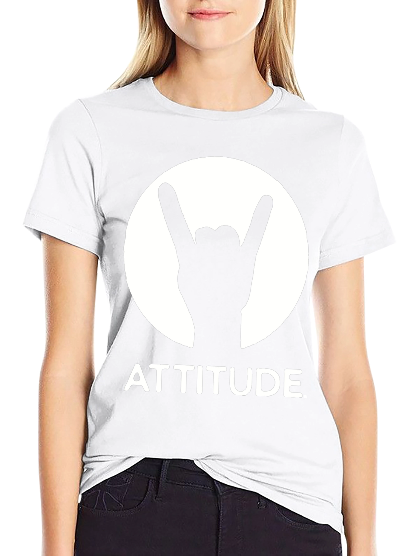 Attitude Rock On T-Shirt - Cool Graphic Tee