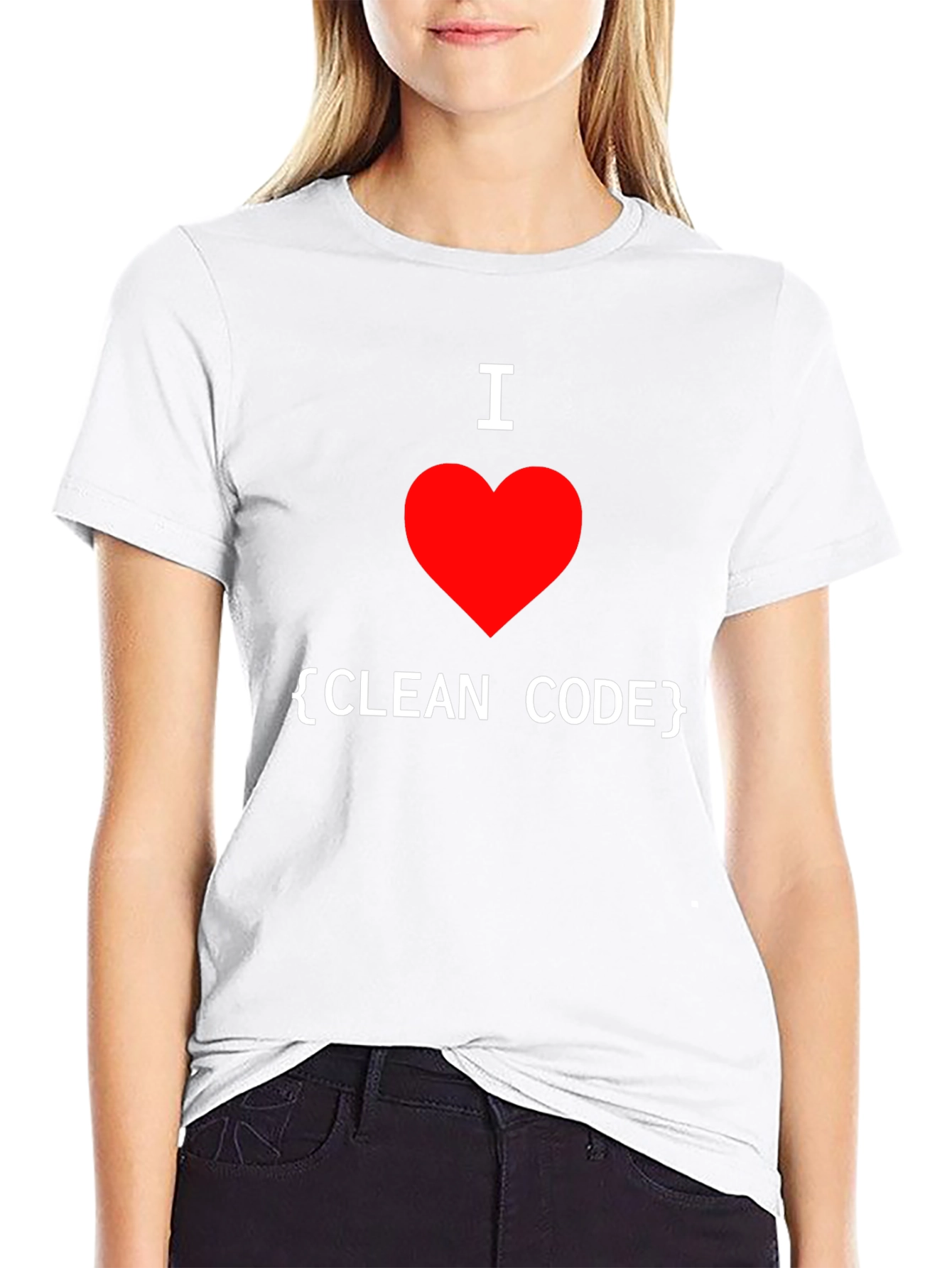 I Love Clean Code T-Shirt Programmer Gift