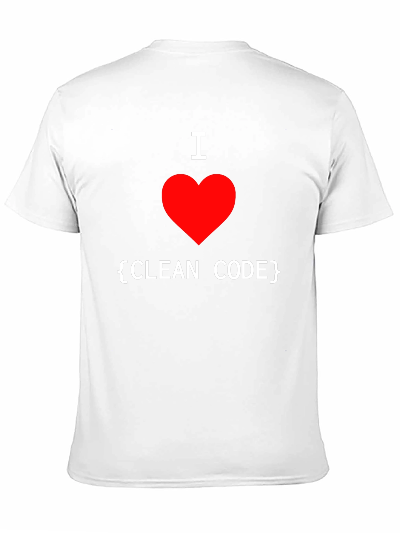 I Love Clean Code T-Shirt Programmer Gift