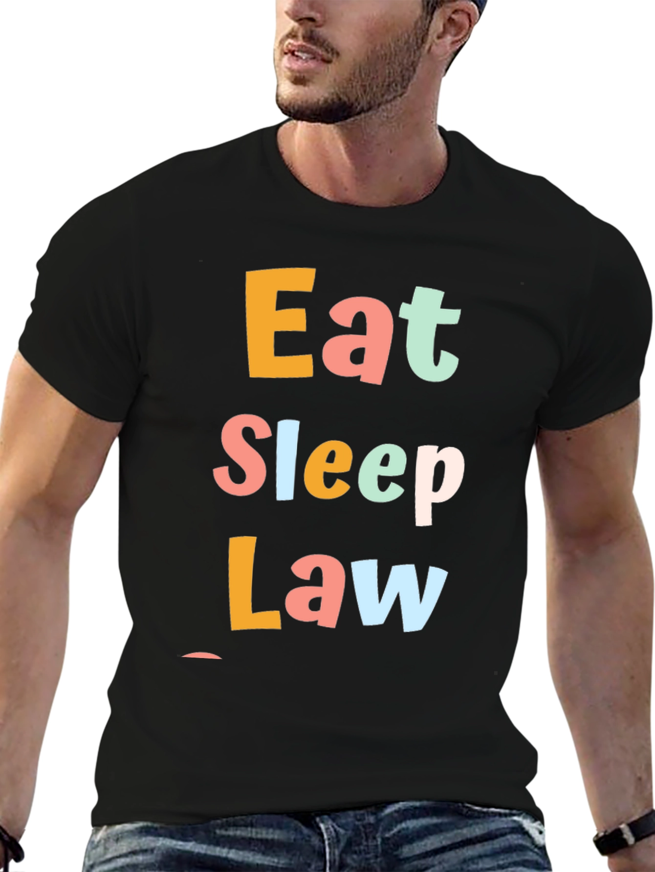 Eat Sleep Law T-Shirt - Funny Lawyer Gift