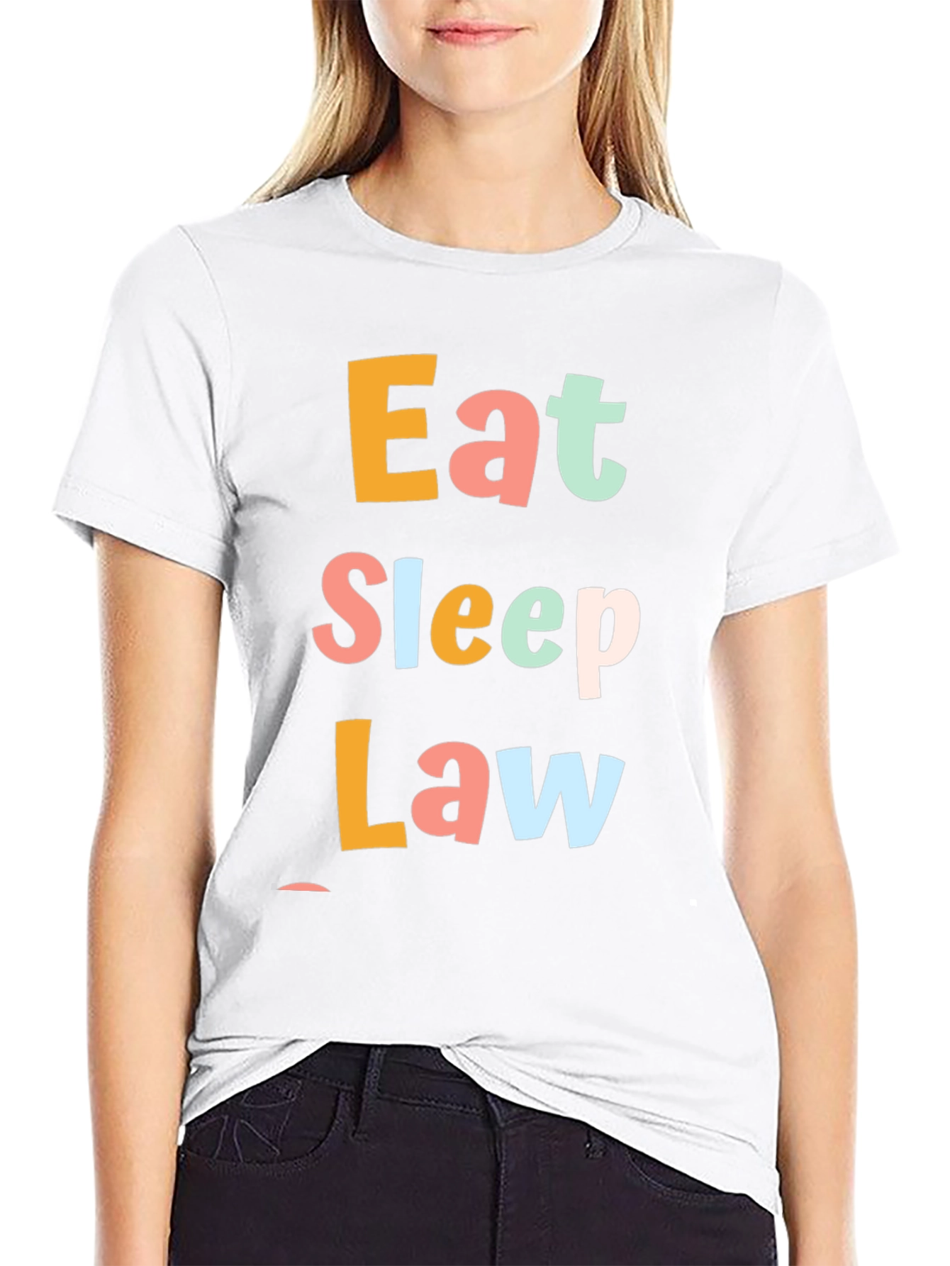 Eat Sleep Law T-Shirt - Funny Lawyer Gift