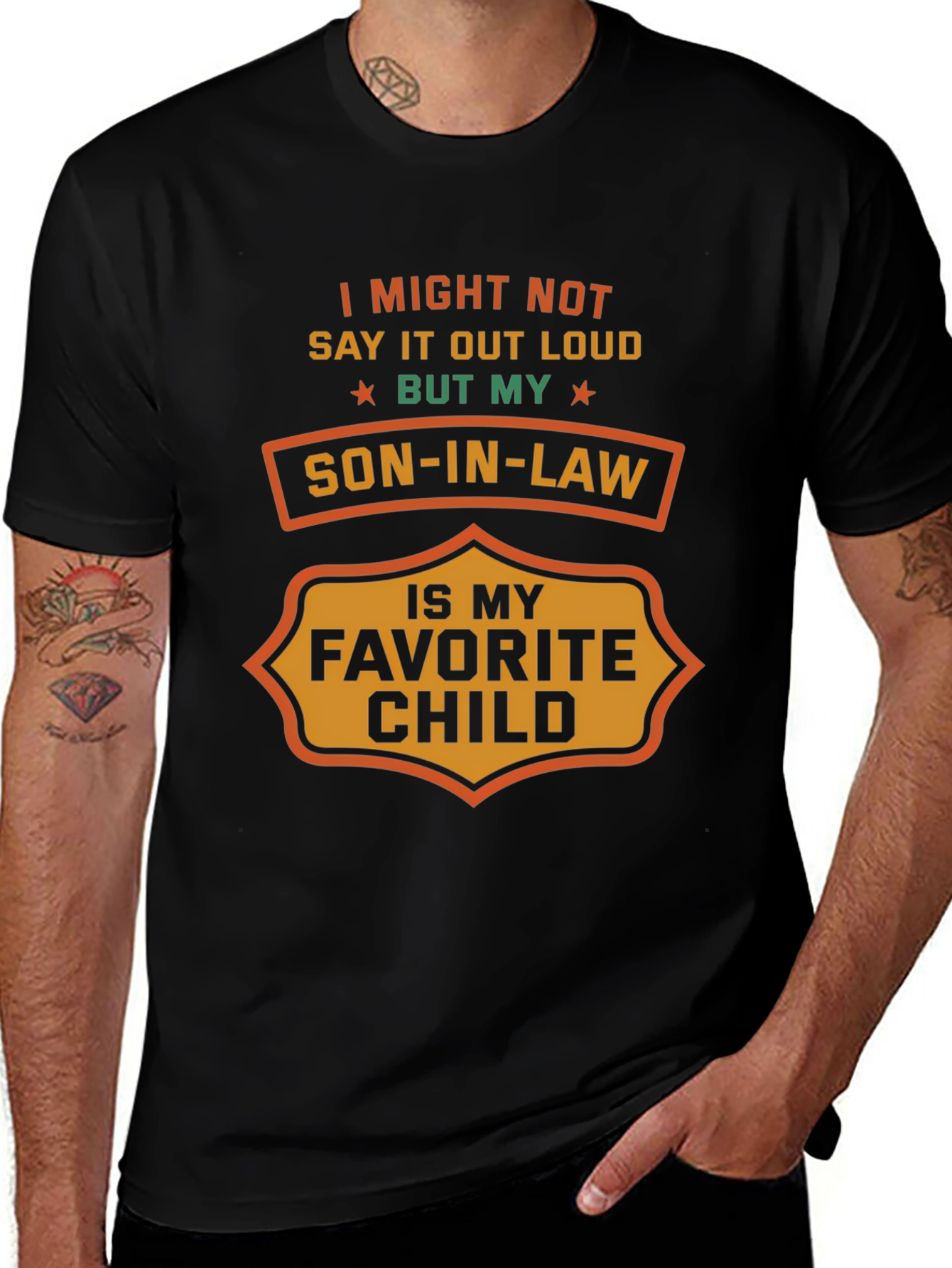 Son-In-Law Favorite Child Graphic T-Shirt