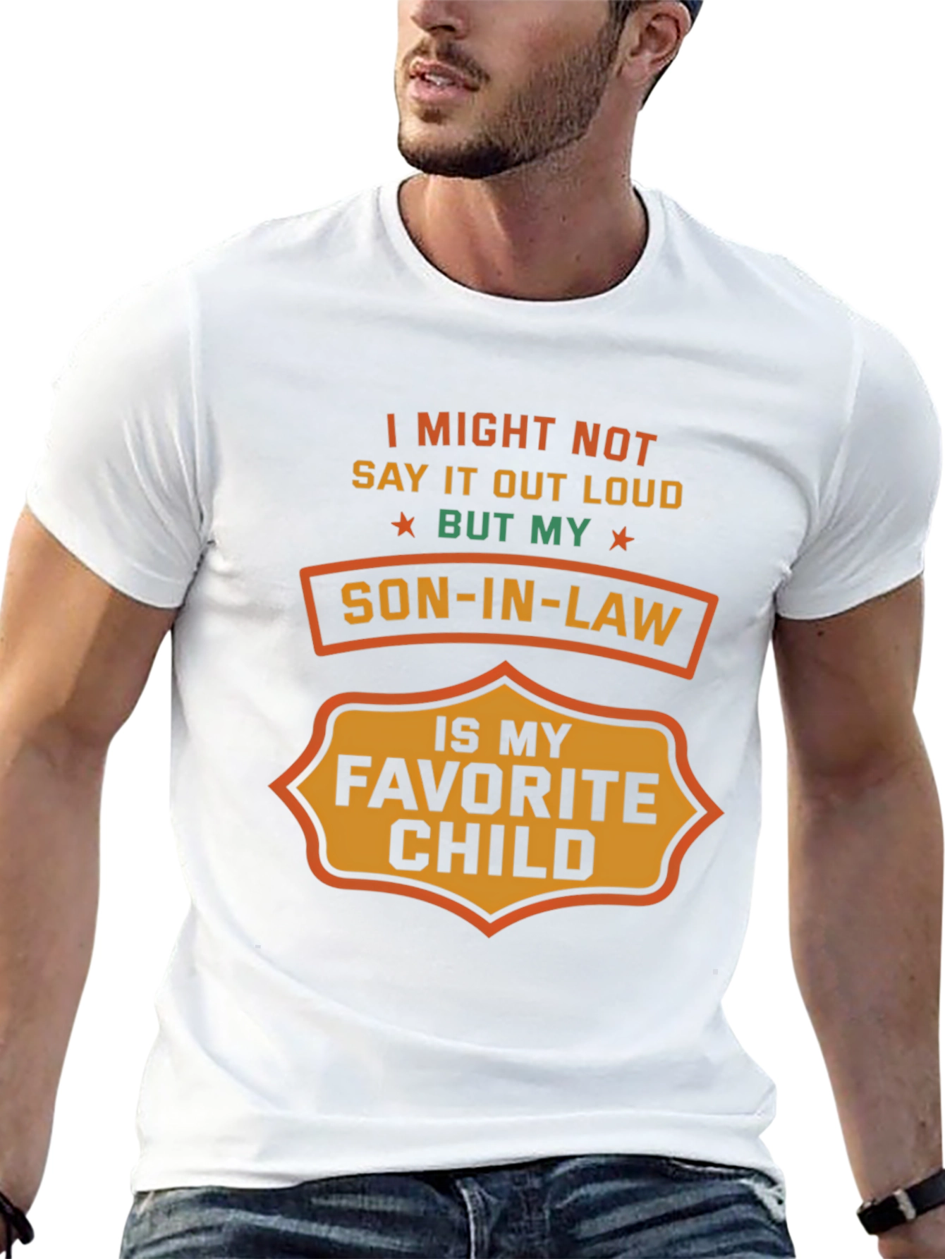 Son-In-Law Favorite Child Graphic T-Shirt