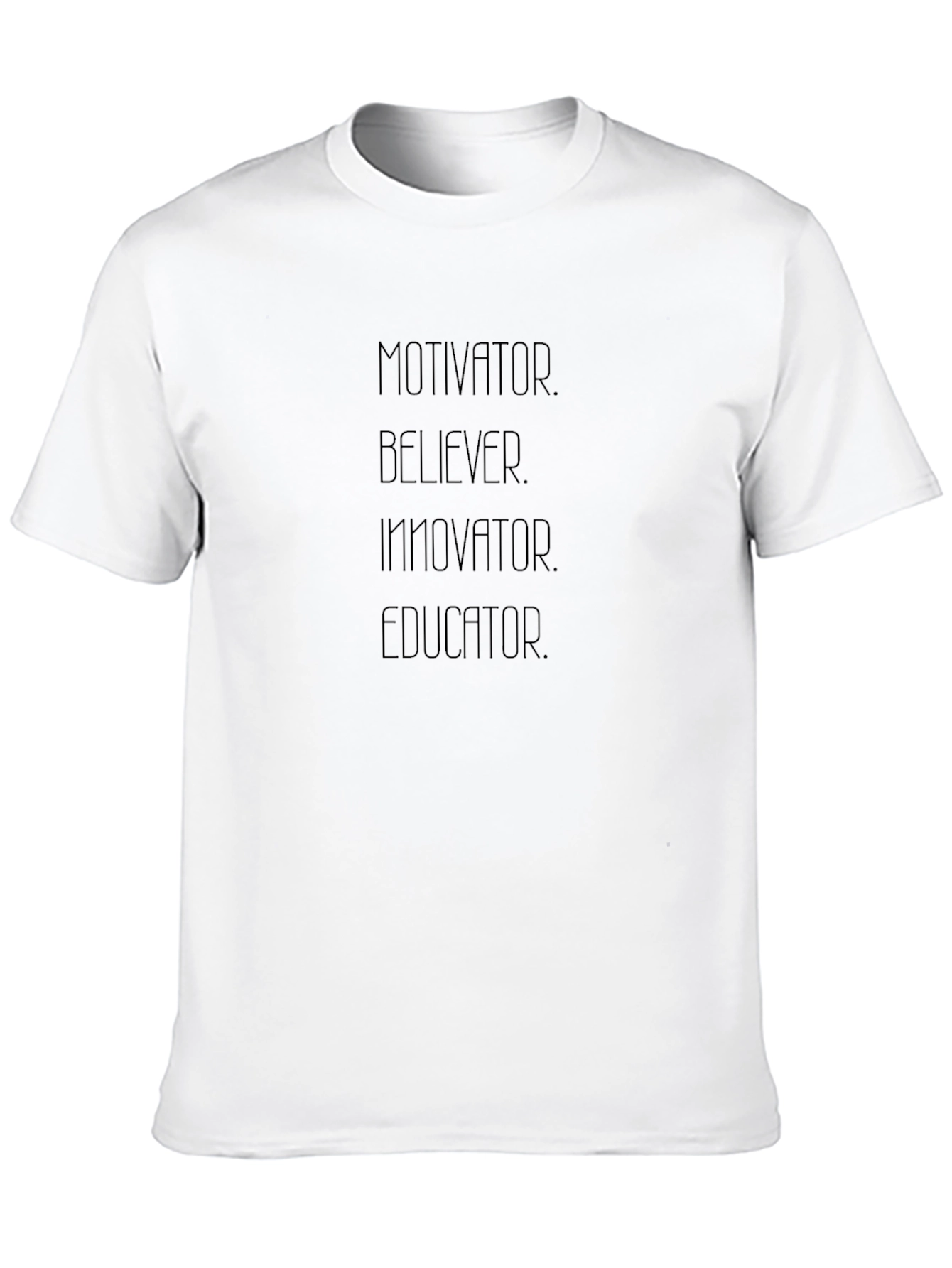 Motivator Black Graphic T-Shirt