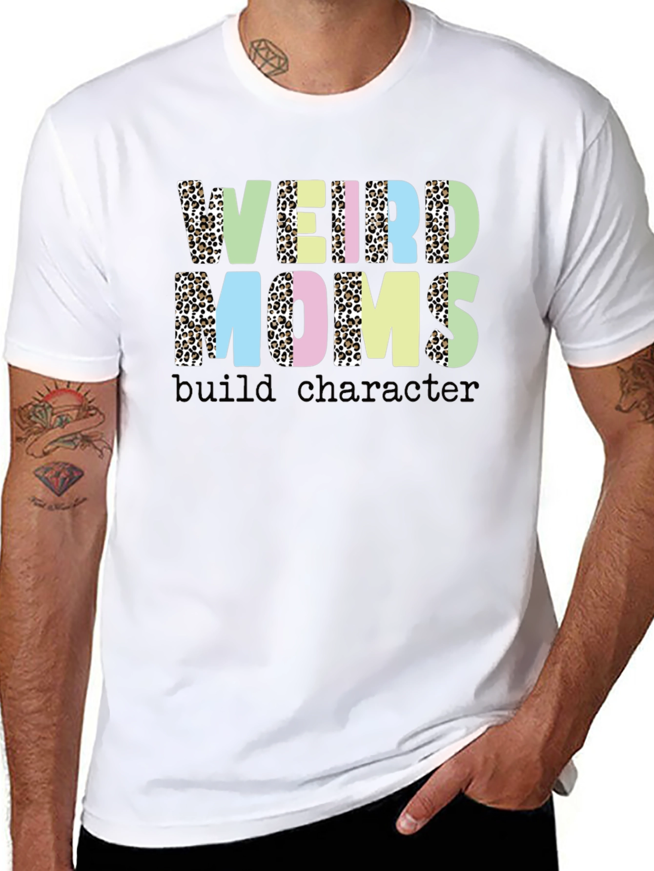 Weird Moms Build Character T-Shirt