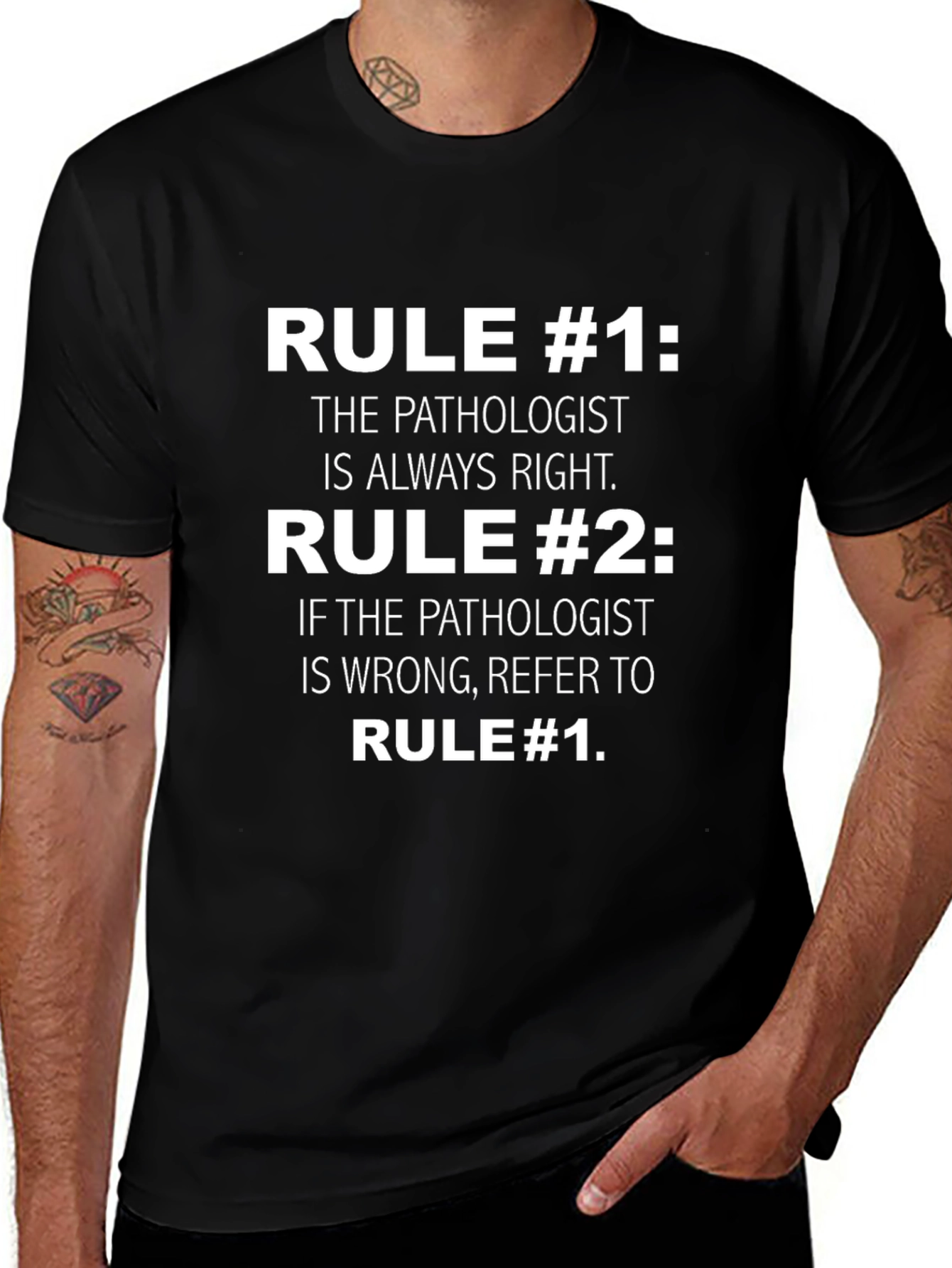 Pathologist Rules Graphic T-Shirt