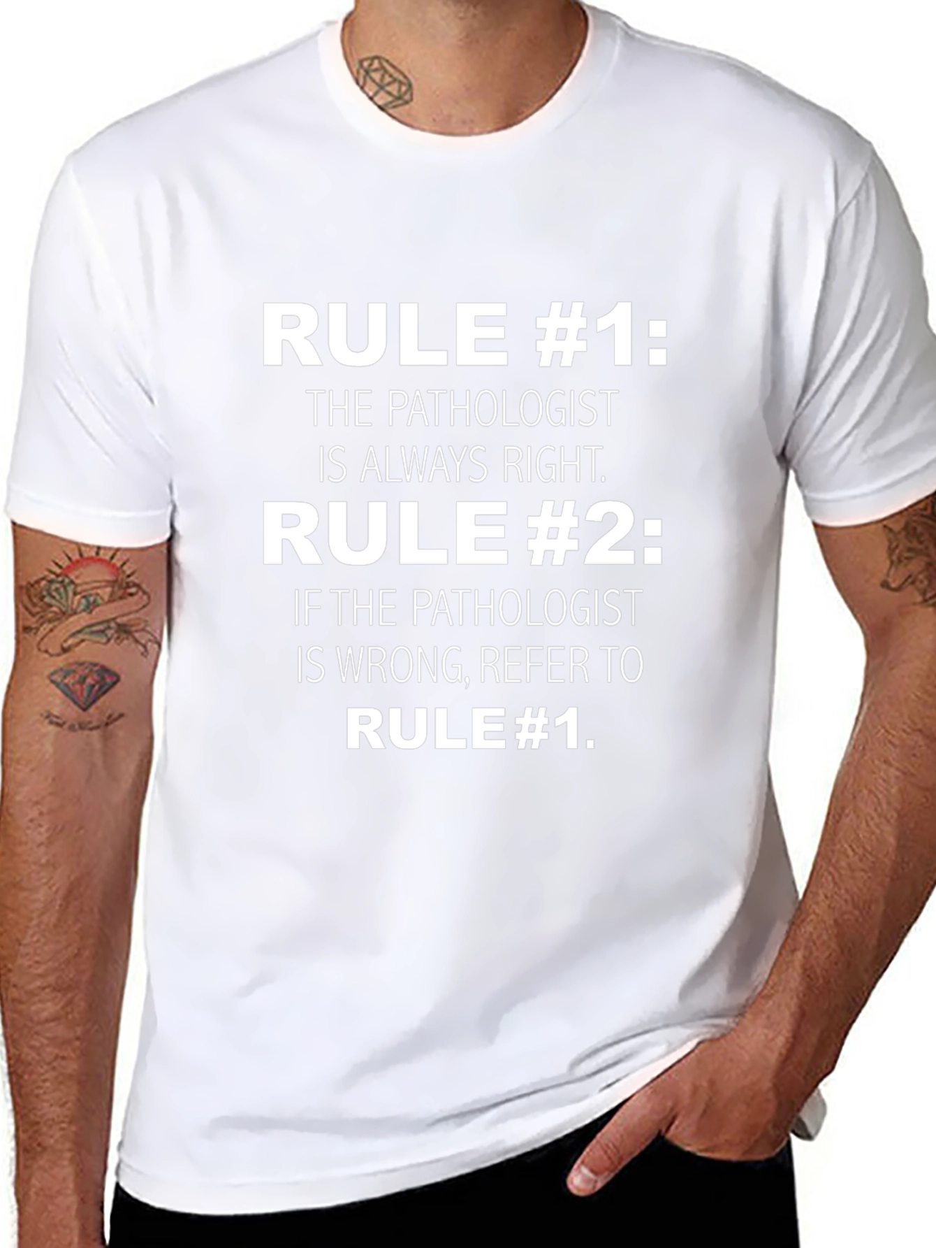 Pathologist Rules Graphic T-Shirt