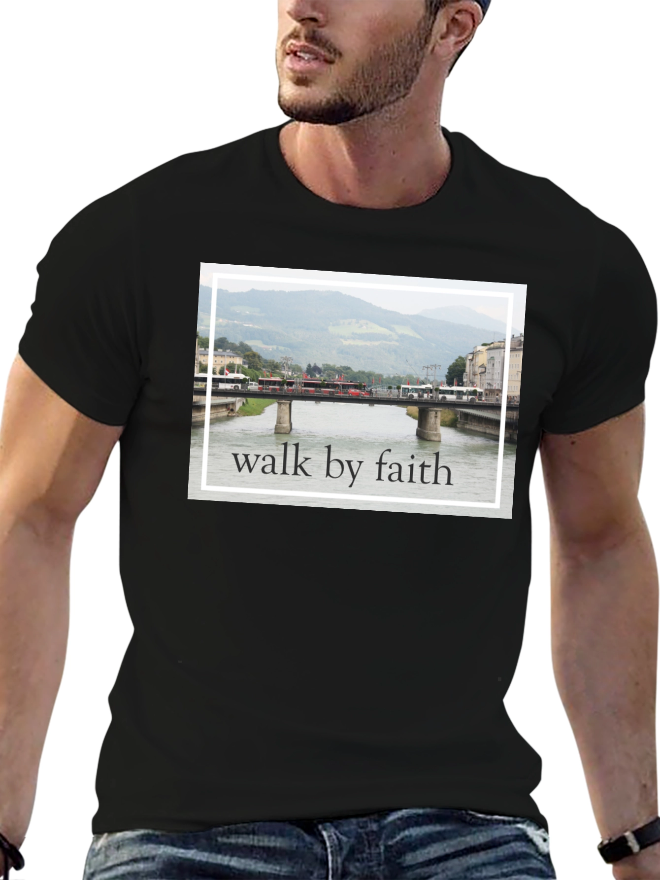 Walk By Faith Bridge T-Shirt