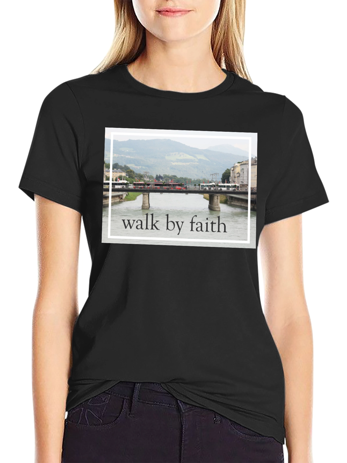 Walk By Faith Bridge T-Shirt