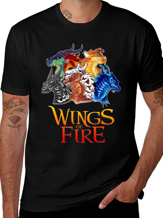Wings of Fire T-Shirt Dragon Graphic Tee