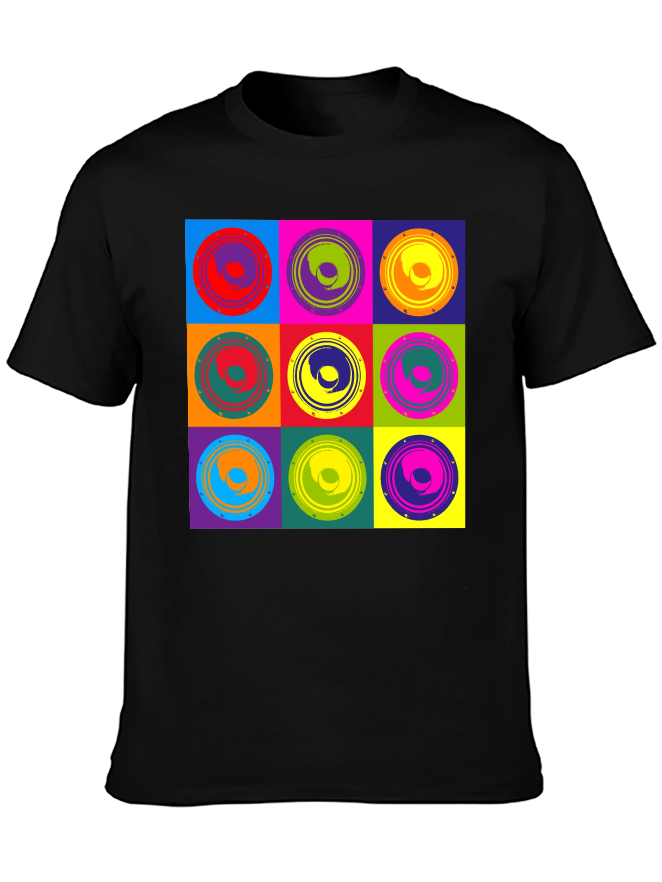 Retro Pop Art Speaker Graphic Tee
