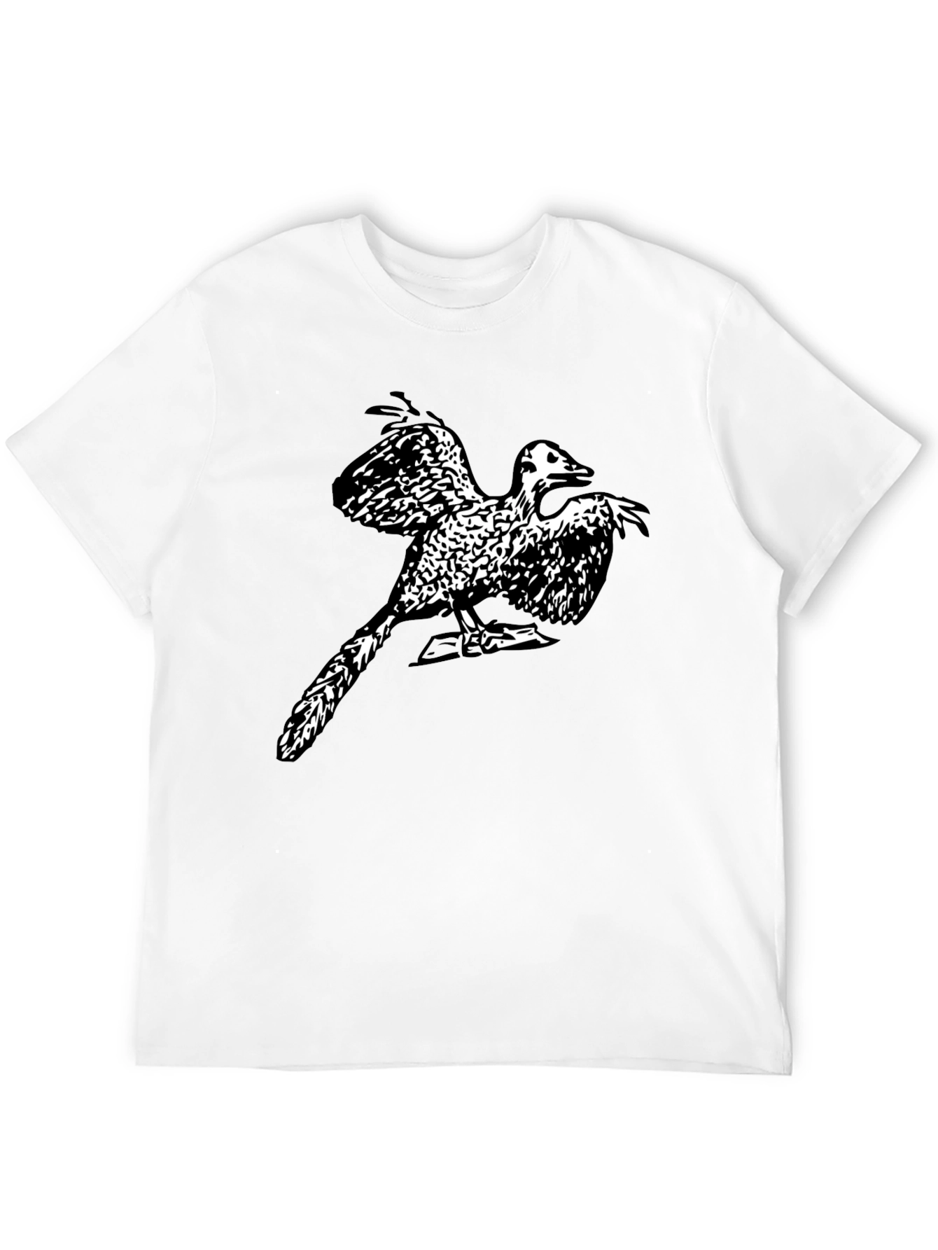 Black Archaeopteryx Graphic T-Shirt