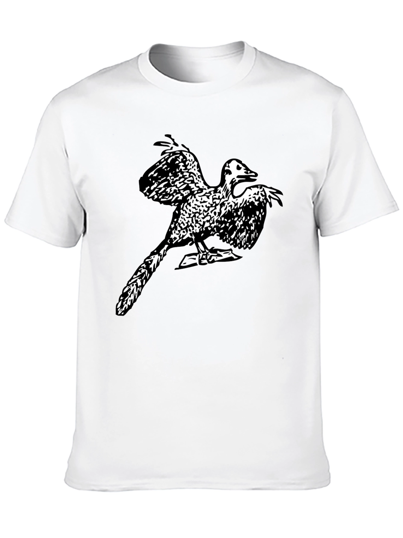 Black Archaeopteryx Graphic T-Shirt