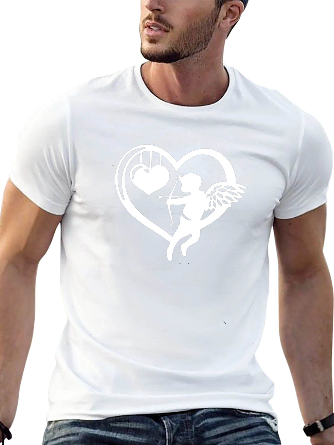Cupids Heart T-Shirt - Love Valentines Tee