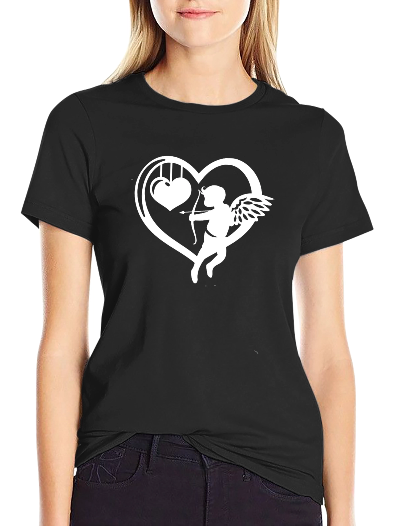 Cupids Heart T-Shirt - Love Valentines Tee