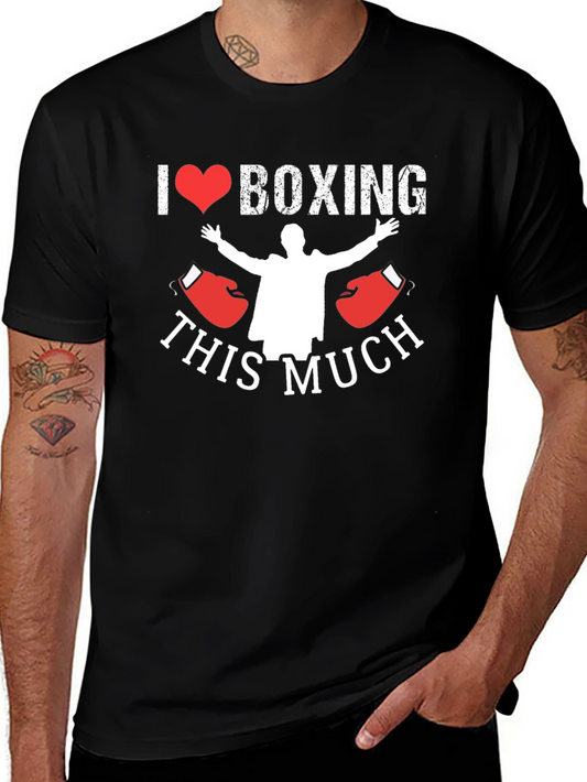 I Love Boxing T-Shirt - This Much!