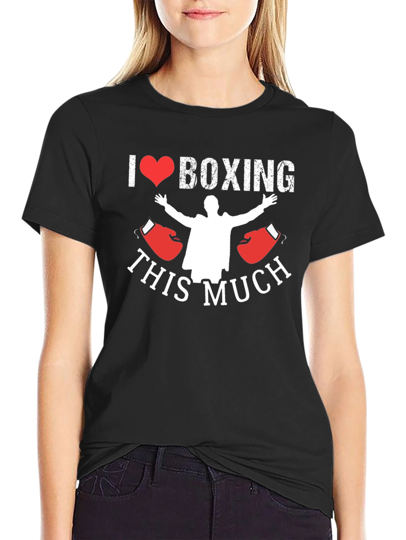 I Love Boxing T-Shirt - This Much!