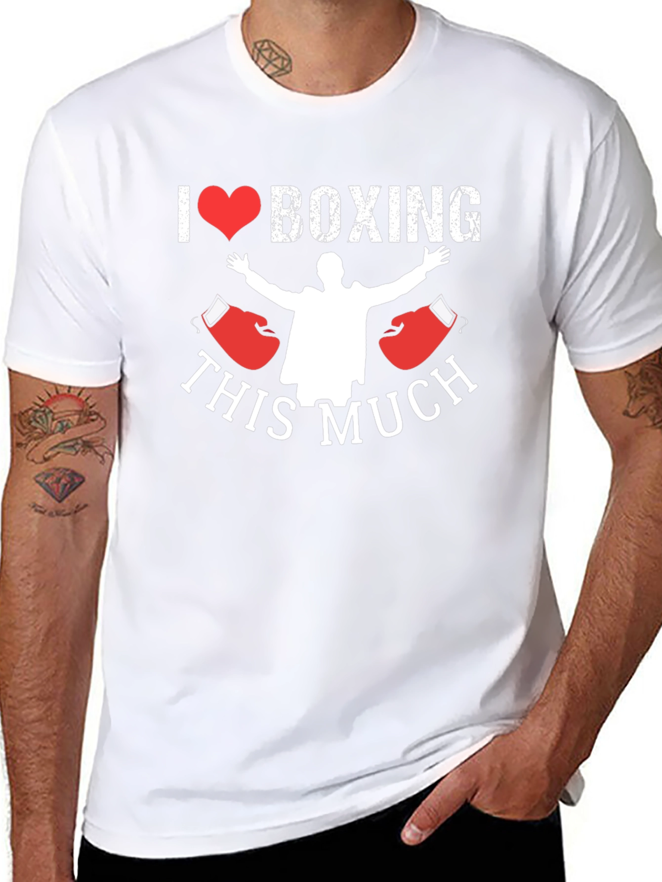 I Love Boxing T-Shirt - This Much!