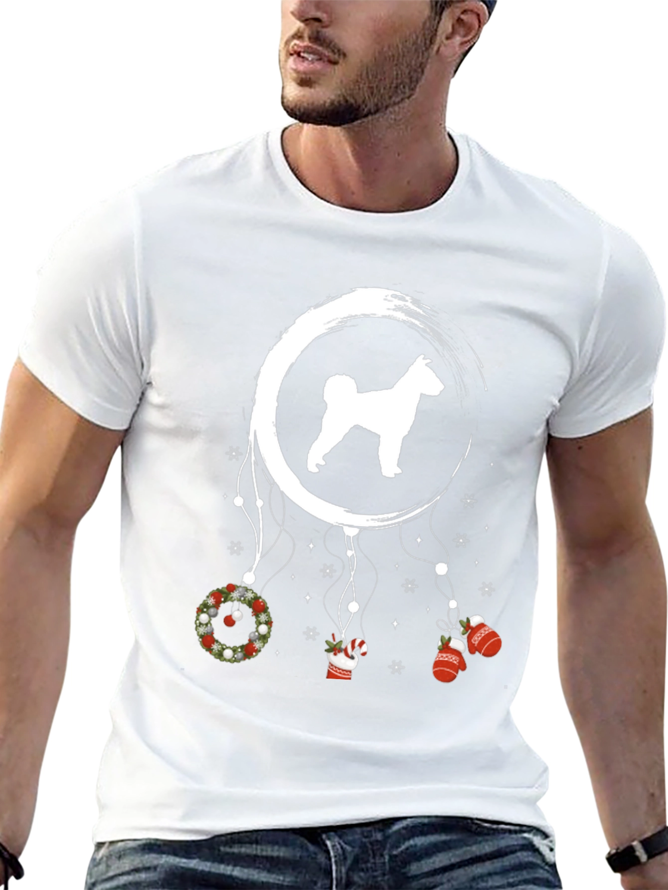 Festive Dog Dreamcatcher T-Shirt
