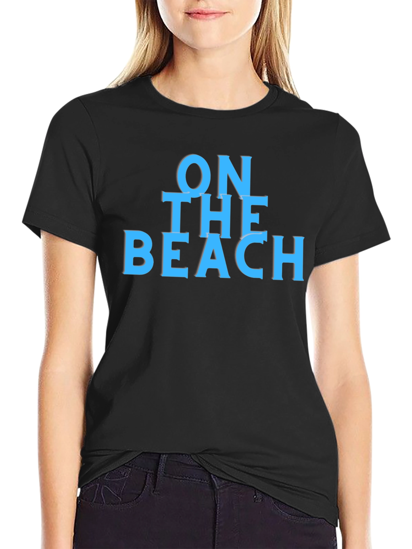 On The Beach Graphic T-Shirt - Casual Summer Wear