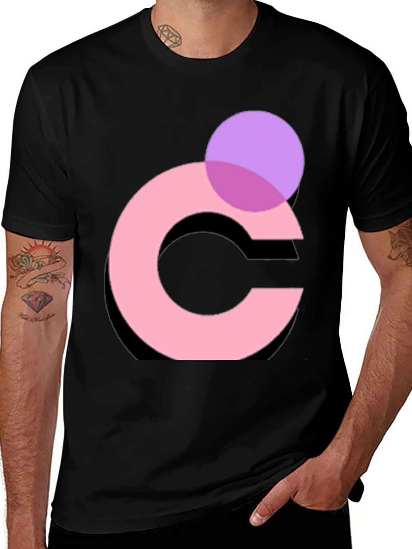 Trendy C Logo T-Shirt - Casual Fashion