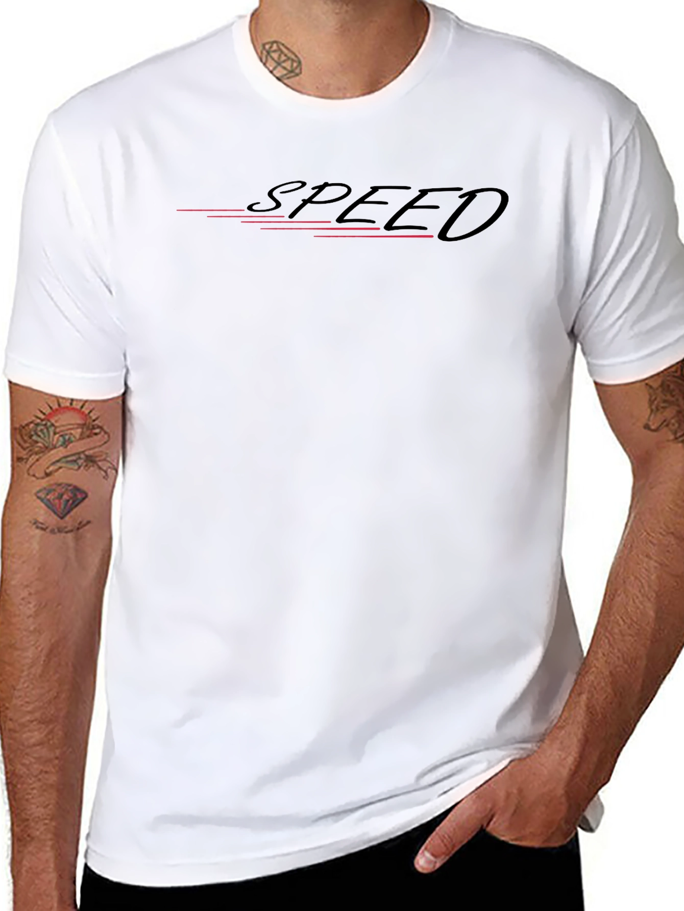 Speed Graphic Tee - Black