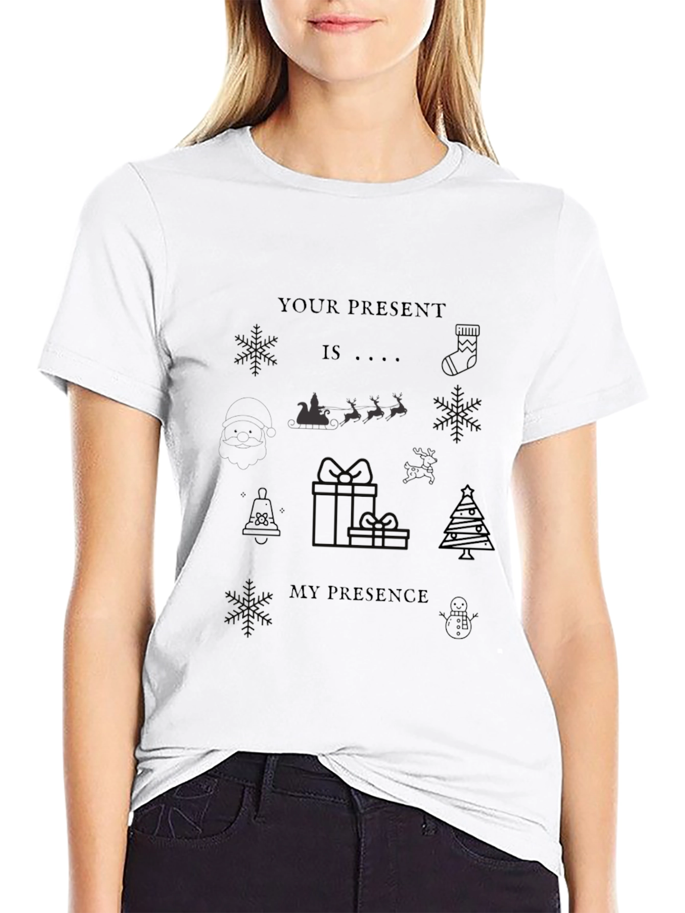 Your Presence Christmas T-Shirt - Holiday Festive Tee