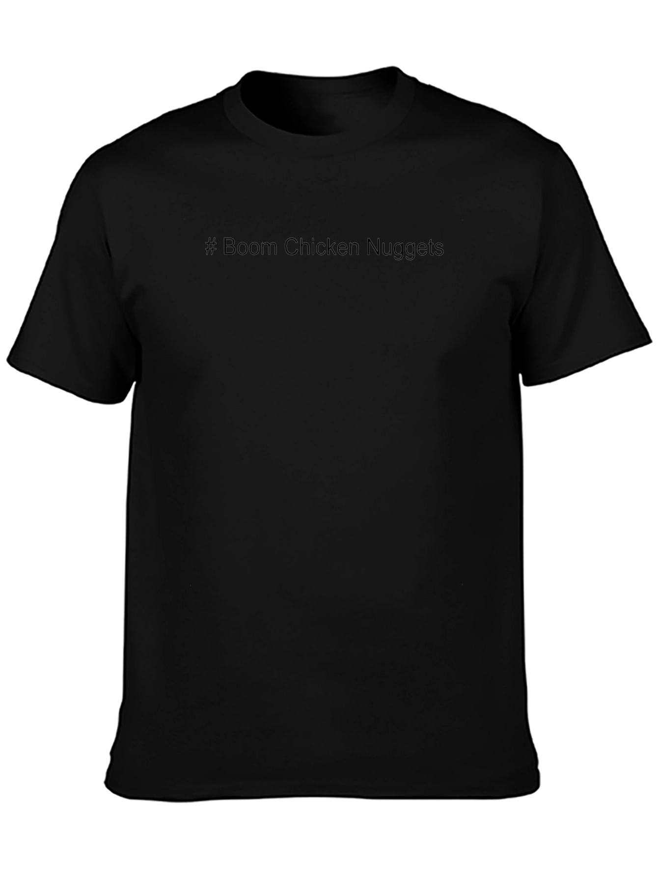 Boom Chicken Nuggets Black T-Shirt