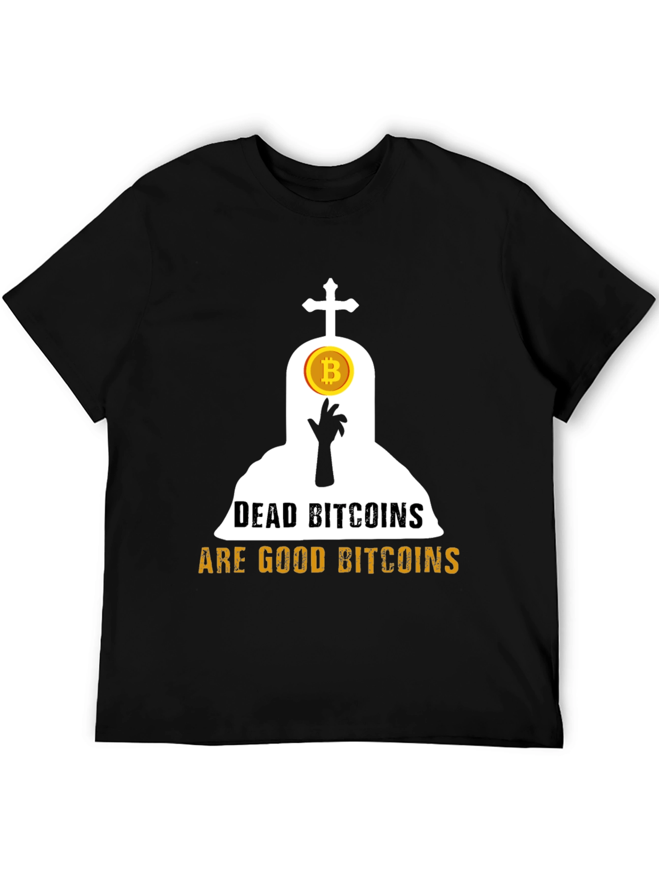 Dead Bitcoins T-Shirt Crypto Humor Tee