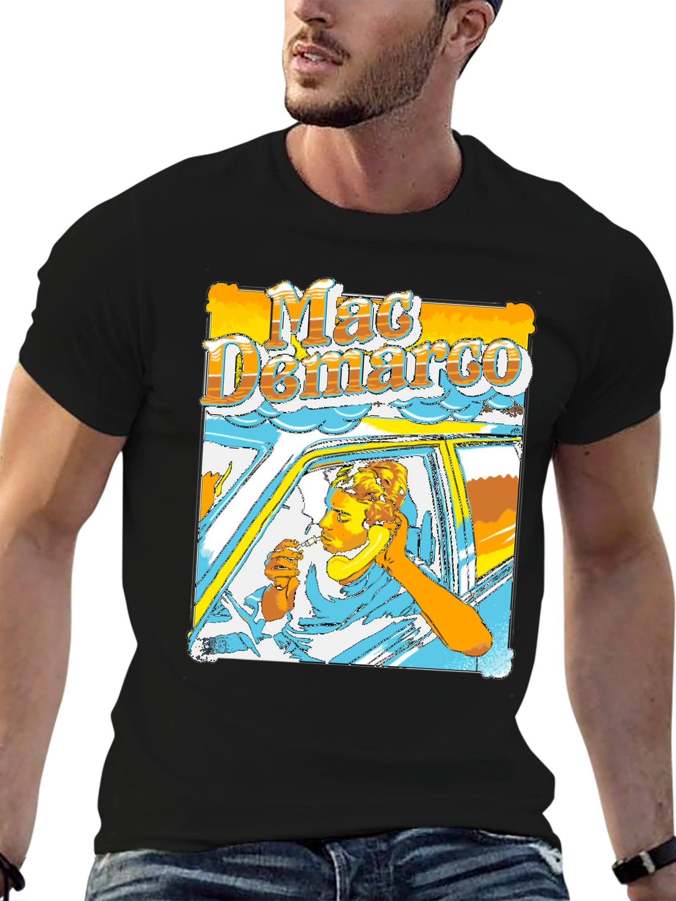 Mac Demarco T-Shirt - Retro Car Design