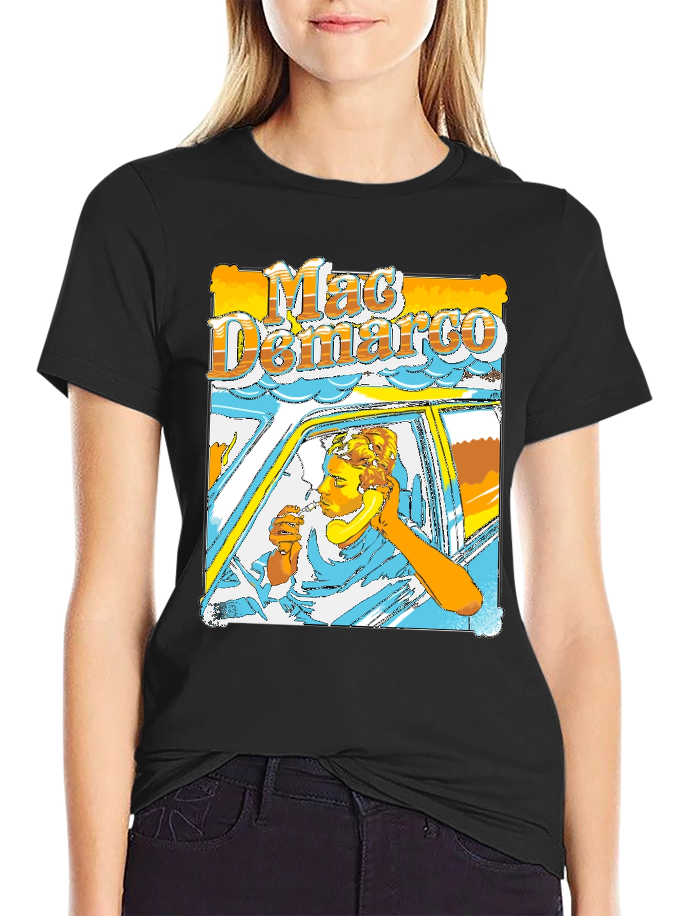 Mac Demarco T-Shirt - Retro Car Design