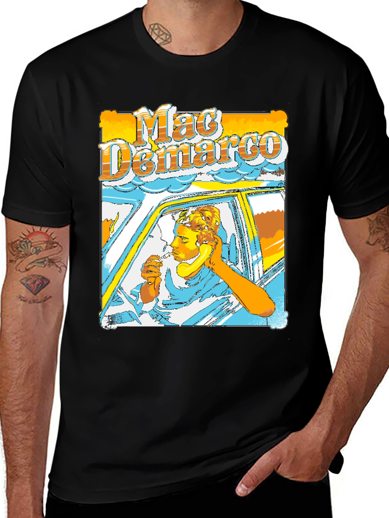 Mac Demarco T-Shirt - Retro Car Design