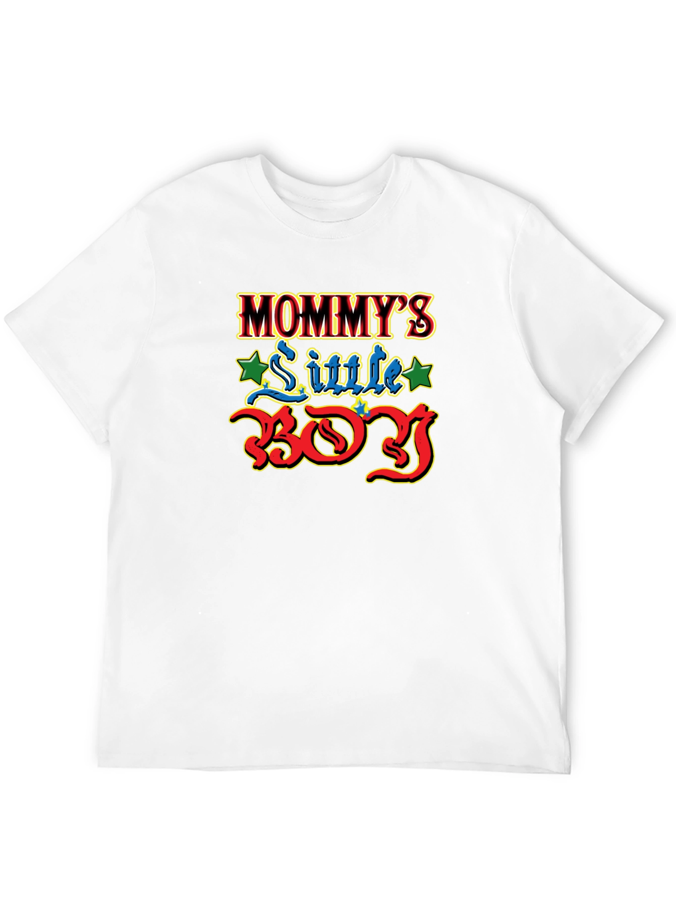Mommys Little Boy T-Shirt Cute Graphic Tee