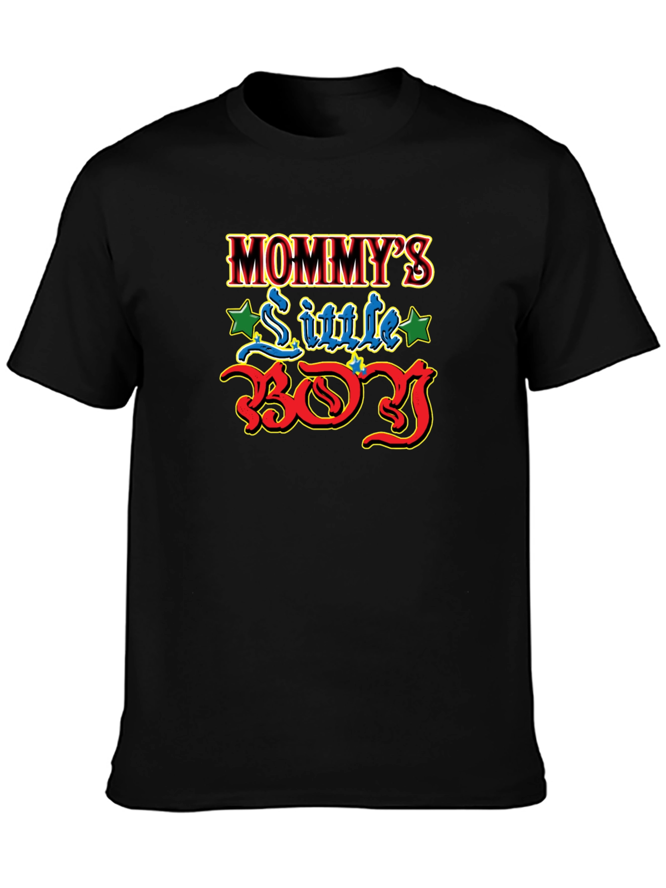 Mommys Little Boy T-Shirt Cute Graphic Tee
