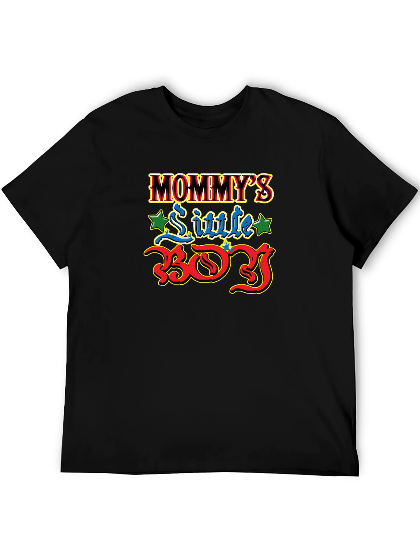 Mommys Little Boy T-Shirt Cute Graphic Tee