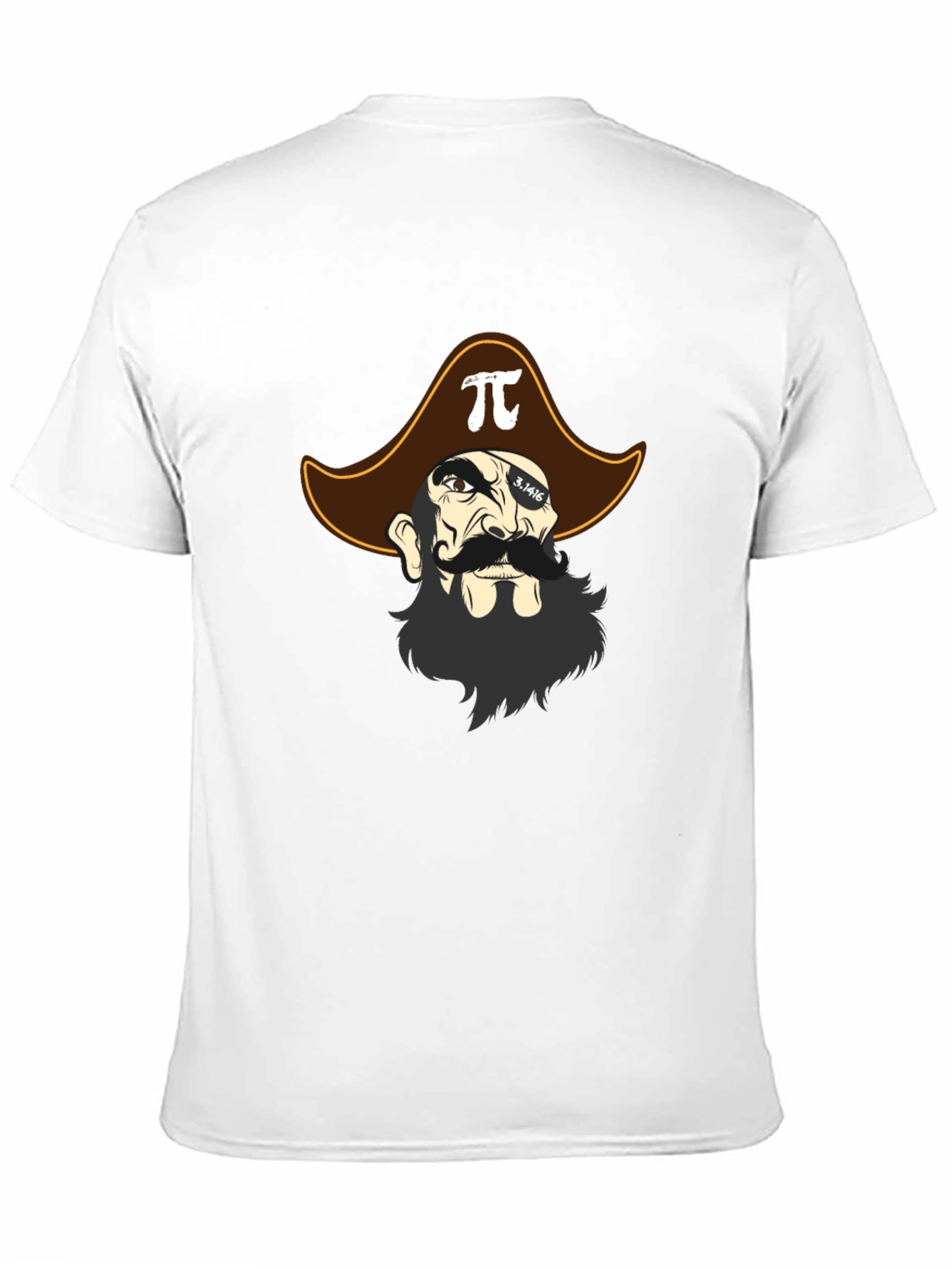 Pi-rate T-Shirt - Math Pirate Design
