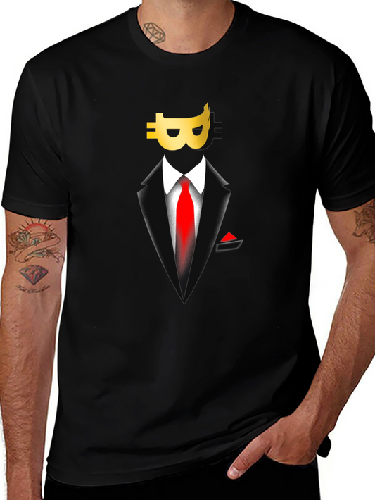 Bitcoin Suit T-Shirt - Crypto Style