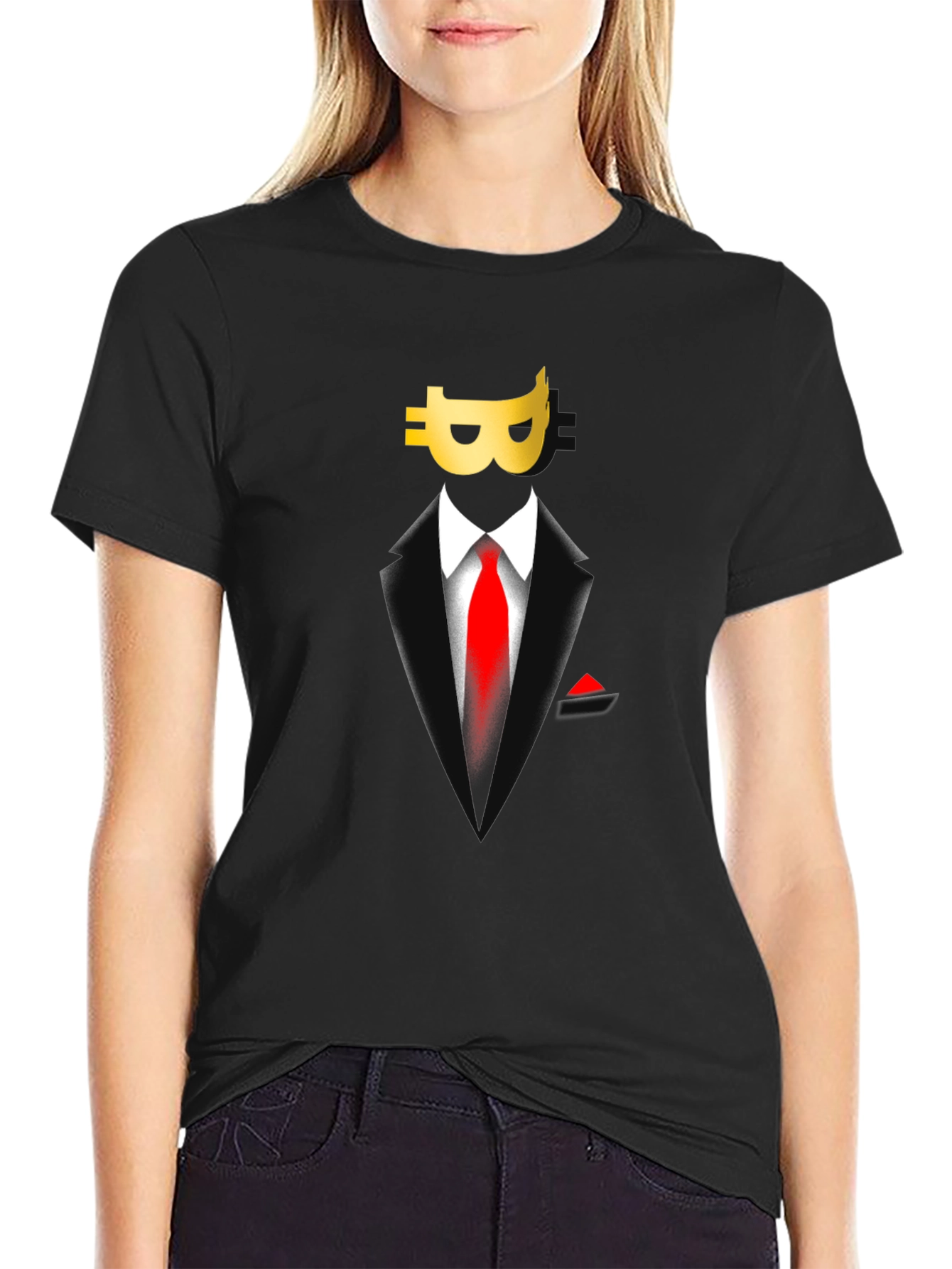 Bitcoin Suit T-Shirt - Crypto Style