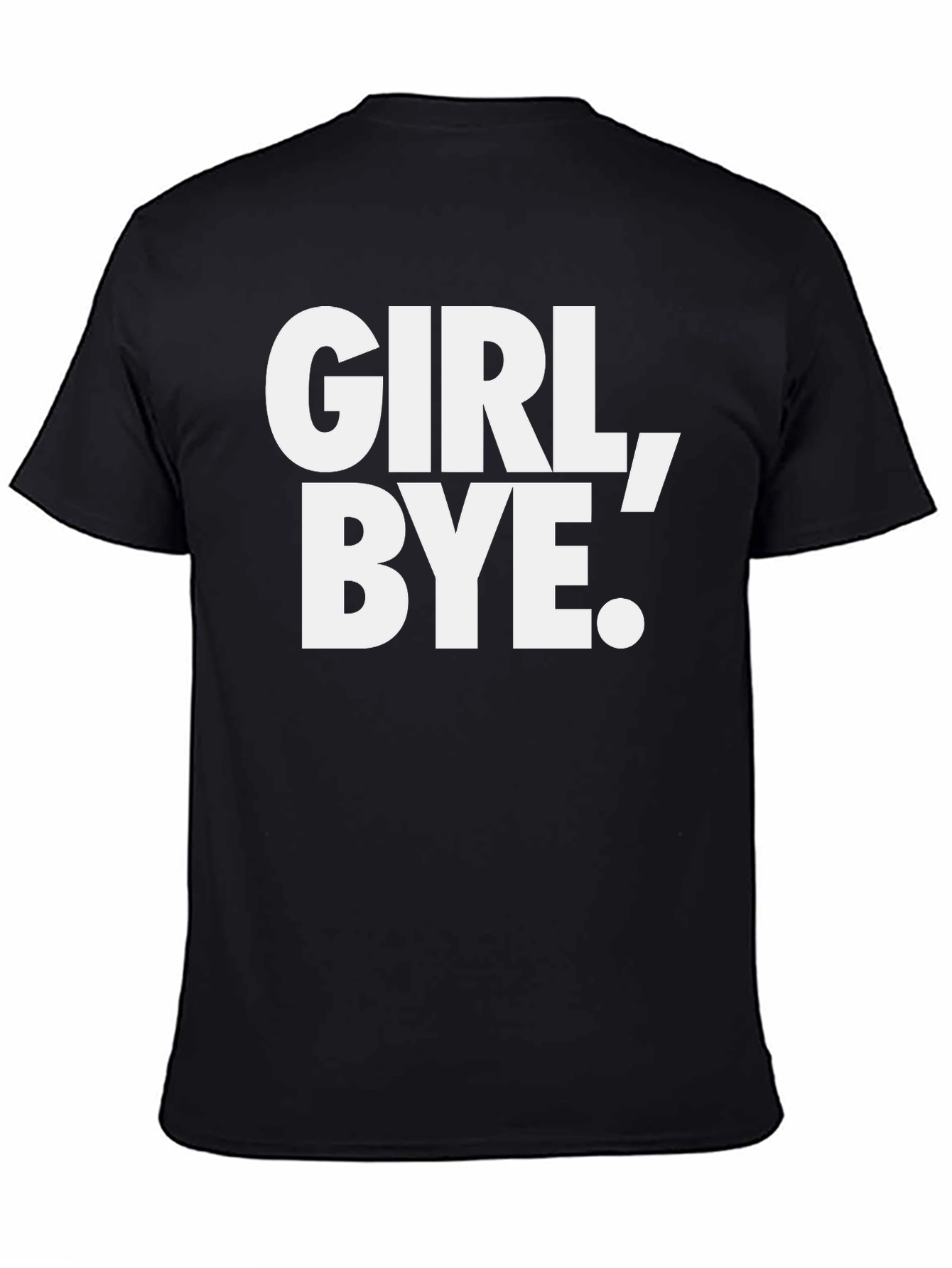 Girl Bye Black Graphic Tee