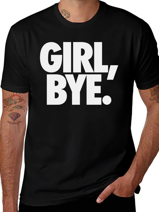 Girl Bye Black Graphic Tee