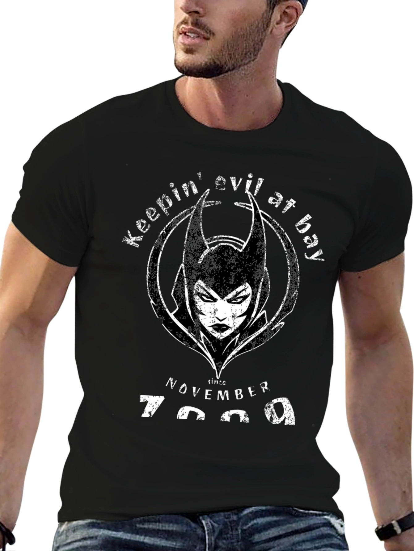Keepin Evil At Bay Since November 7999 T-Shirt