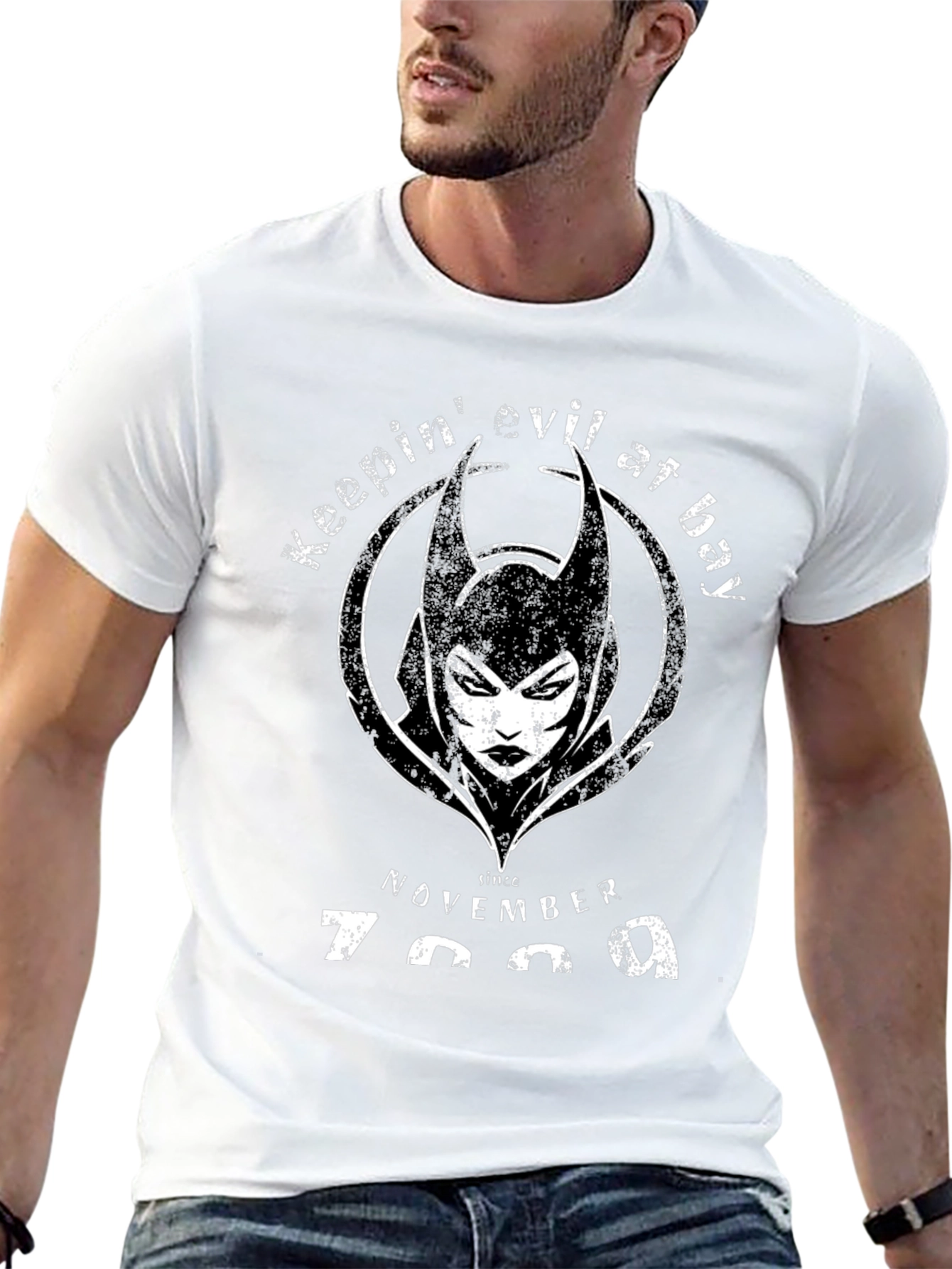 Keepin Evil At Bay Since November 7999 T-Shirt