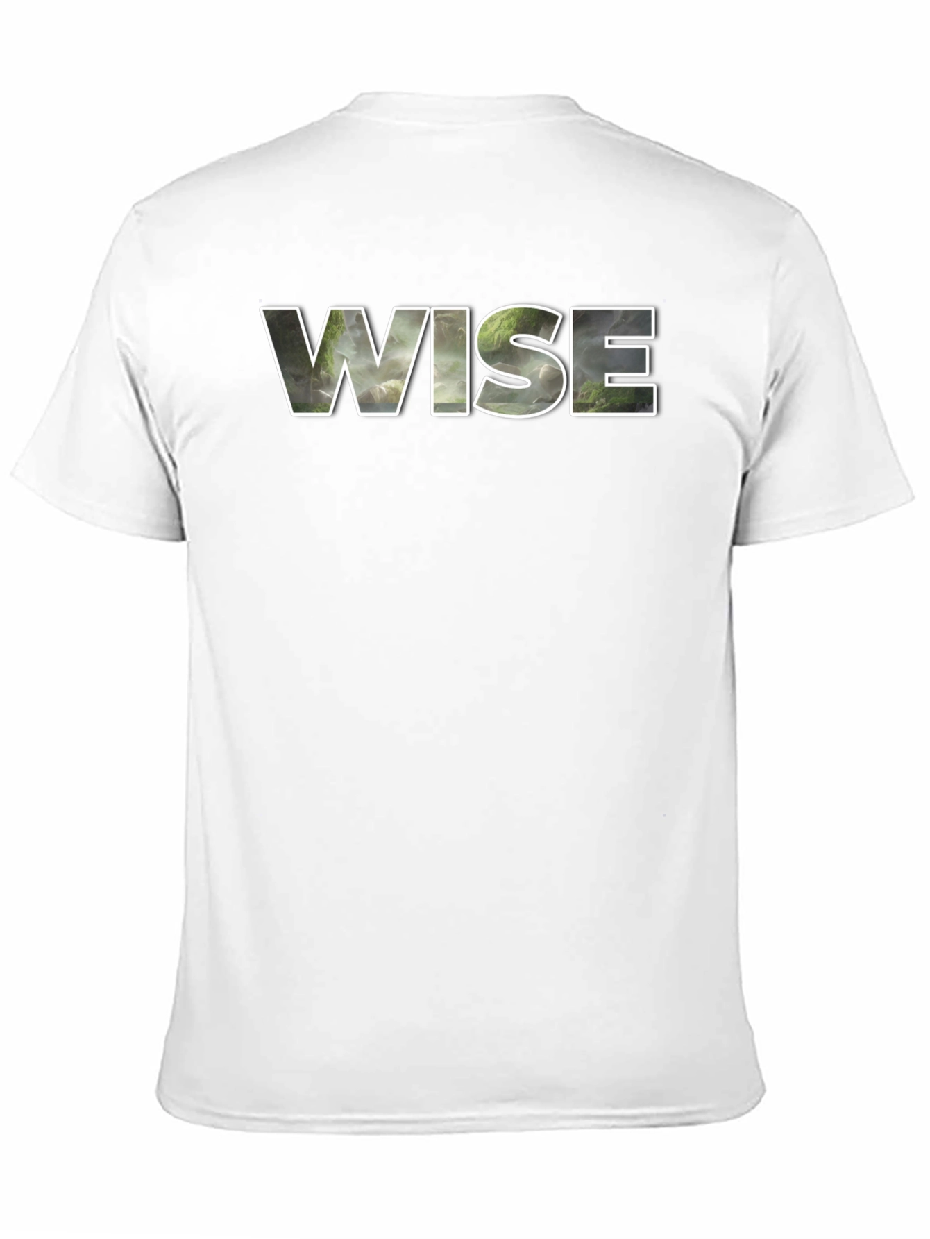 Wise Graphic Tee - Nature Scene Inlay