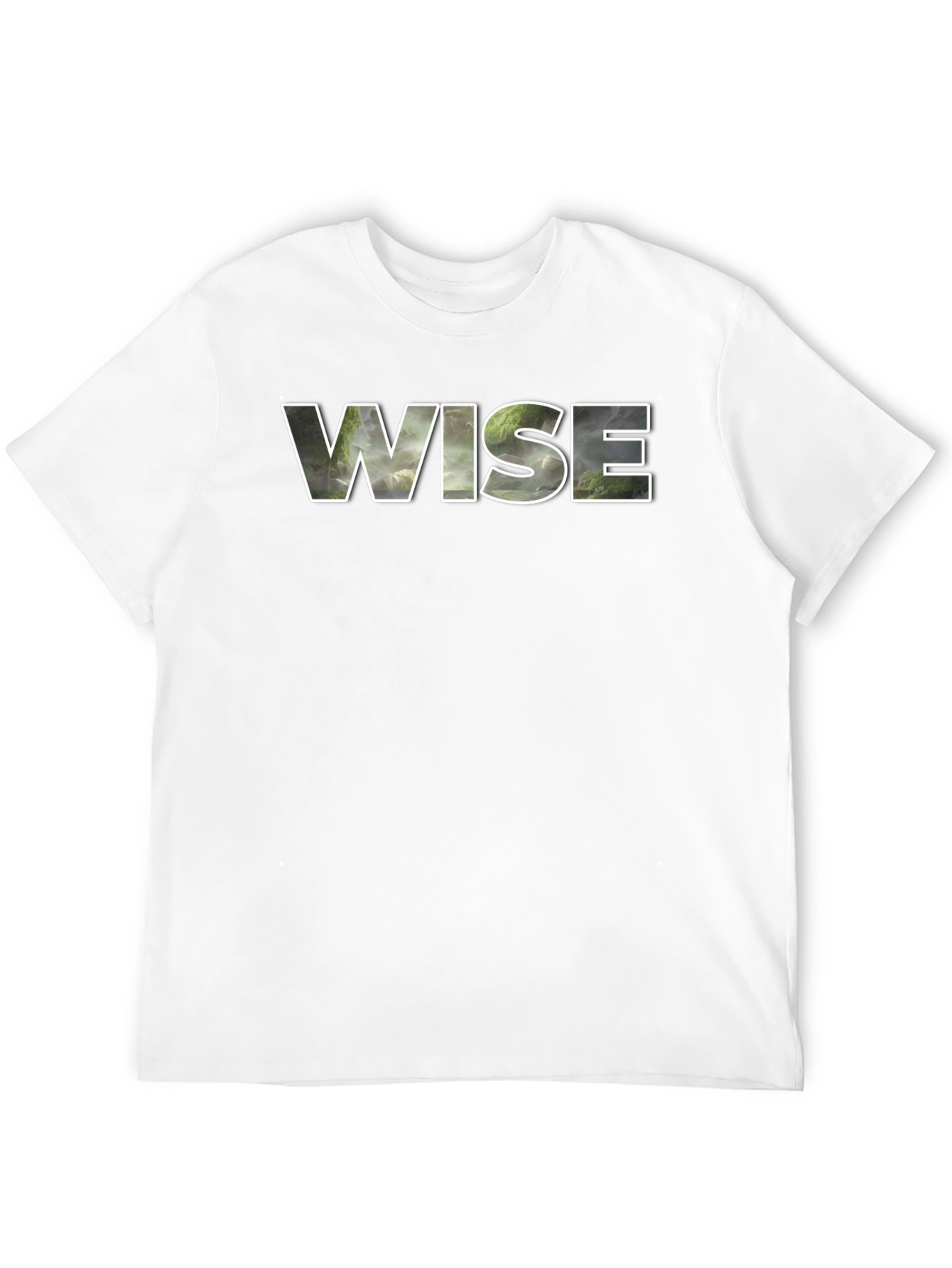 Wise Graphic Tee - Nature Scene Inlay