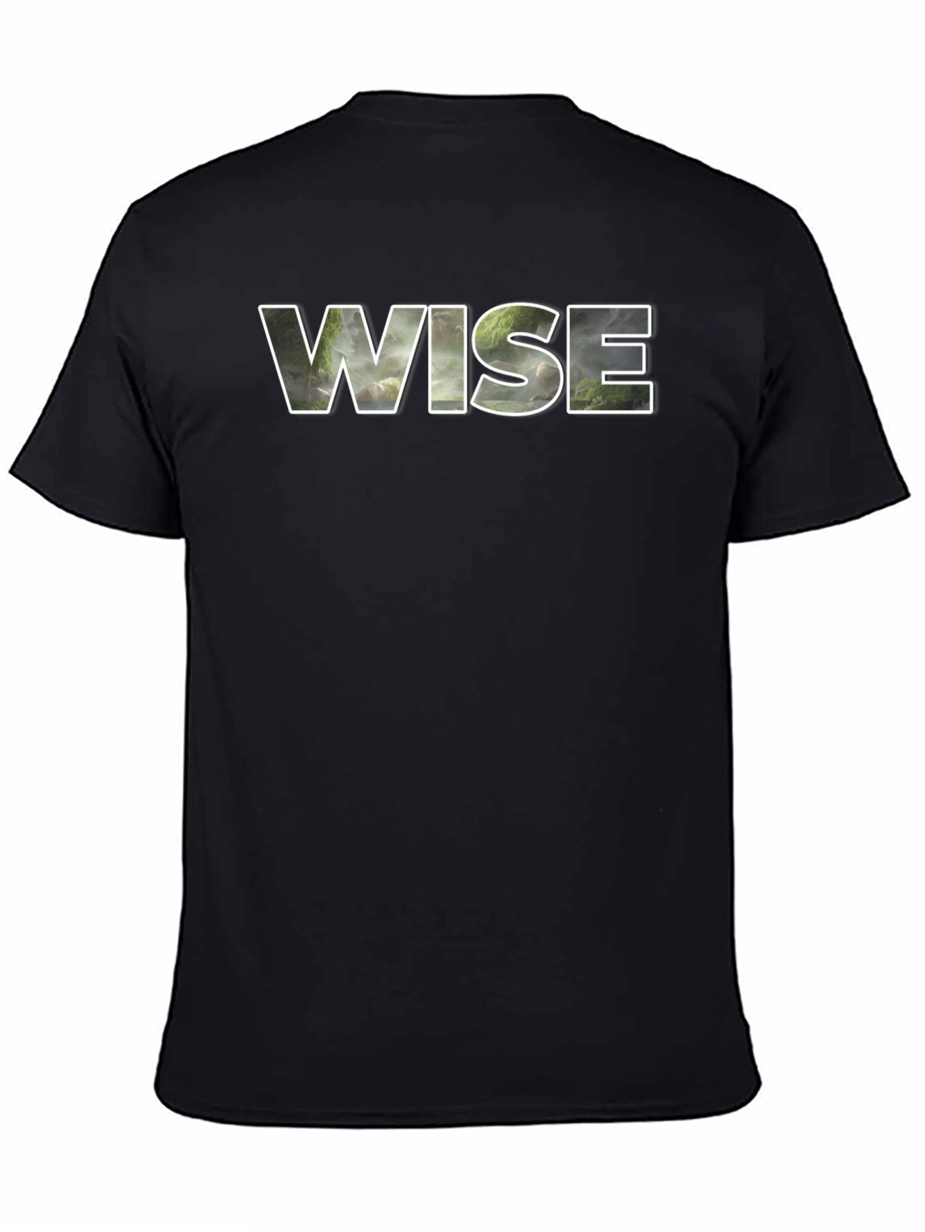 Wise Graphic Tee - Nature Scene Inlay