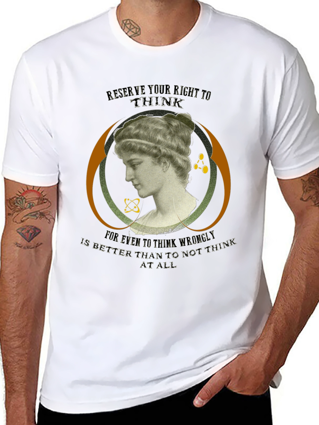 Intellectual T-Shirt: Reserve Your Right to Think