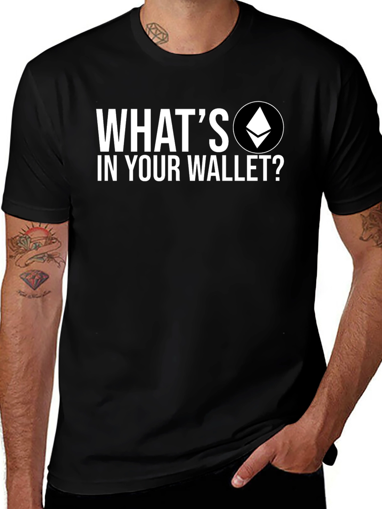 Crypto T-Shirt: Whats in Your Wallet? Ethereum Eth