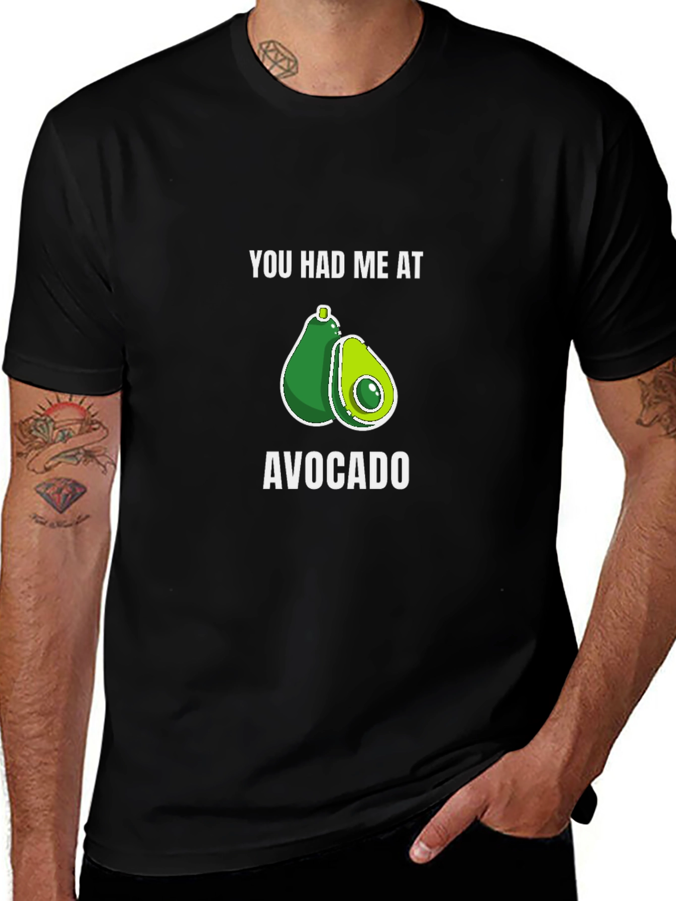 Avocado Graphic T-Shirt Funny Foodie Tee