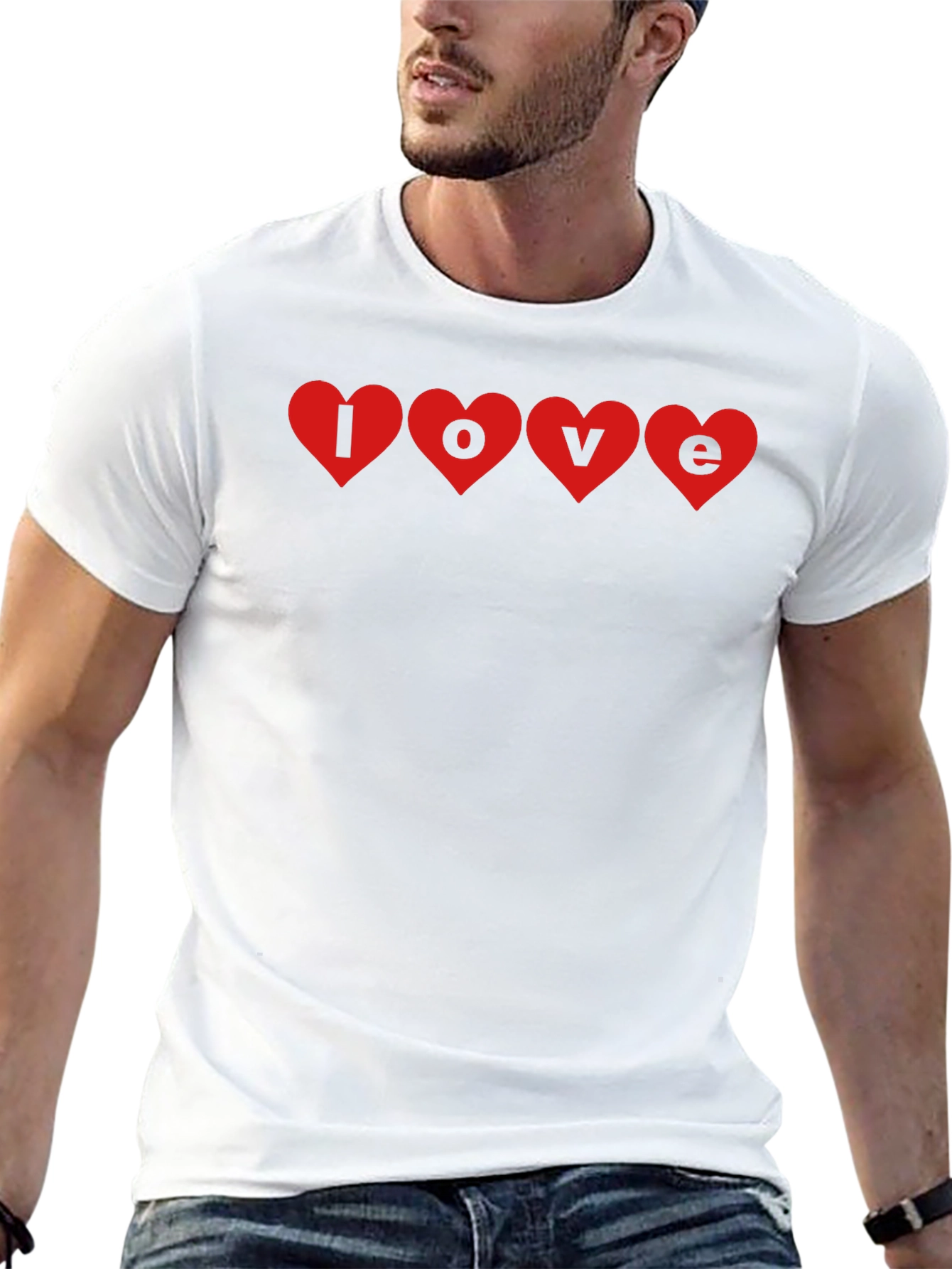 Love Heart Graphic T-Shirt