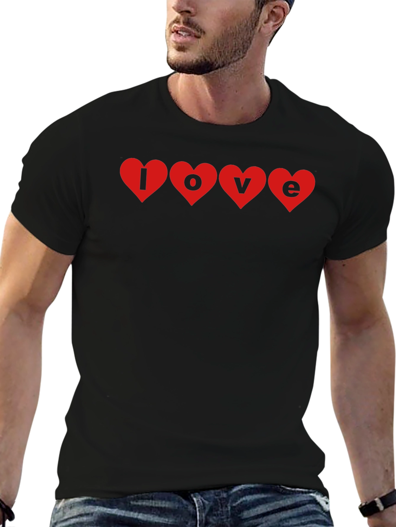 Love Heart Graphic T-Shirt